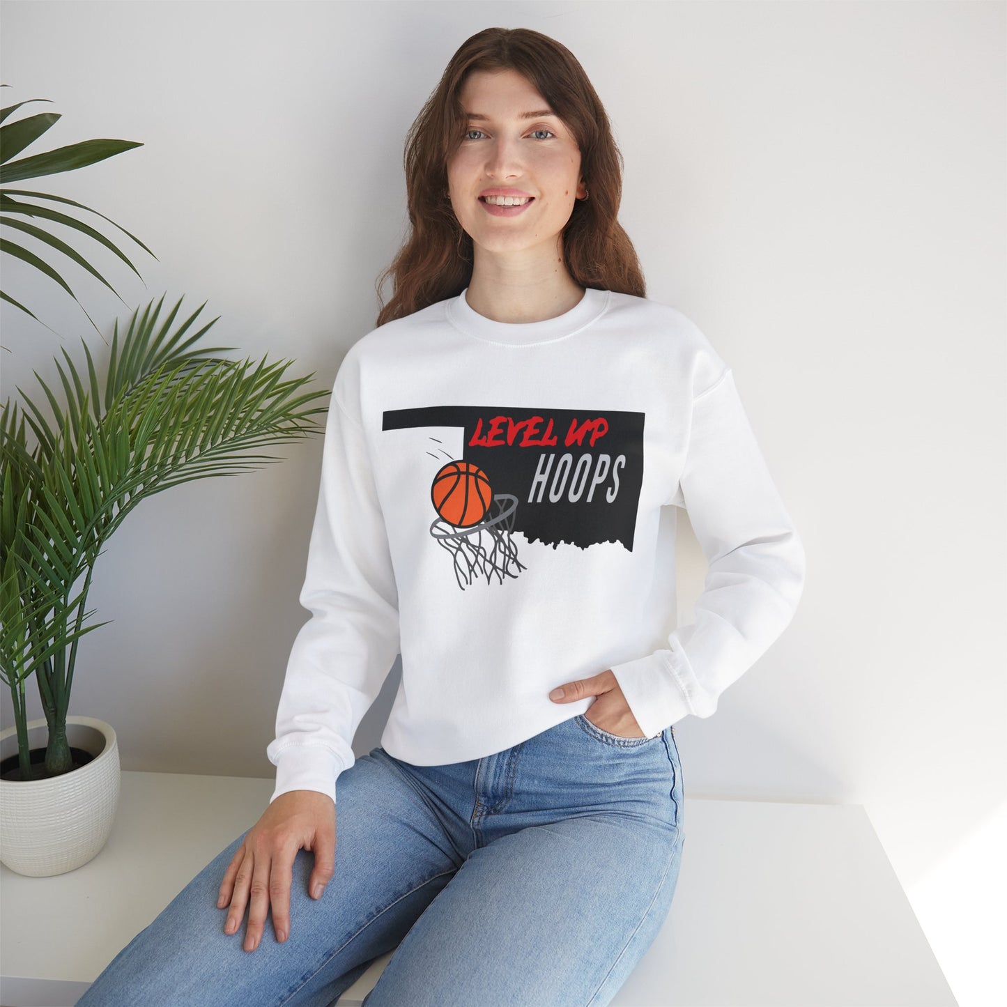 Level Up Hoops Crewneck Sweatshirt