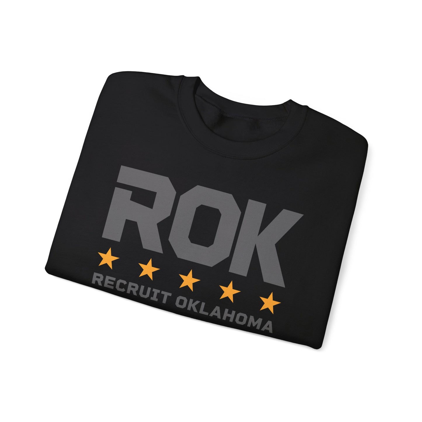 ROK Orange 5-Star Crewneck Sweatshirt