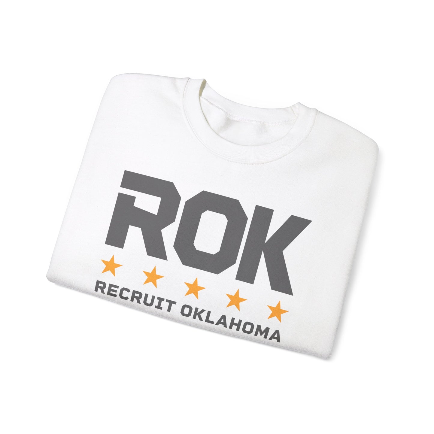ROK Orange 5-Star Crewneck Sweatshirt