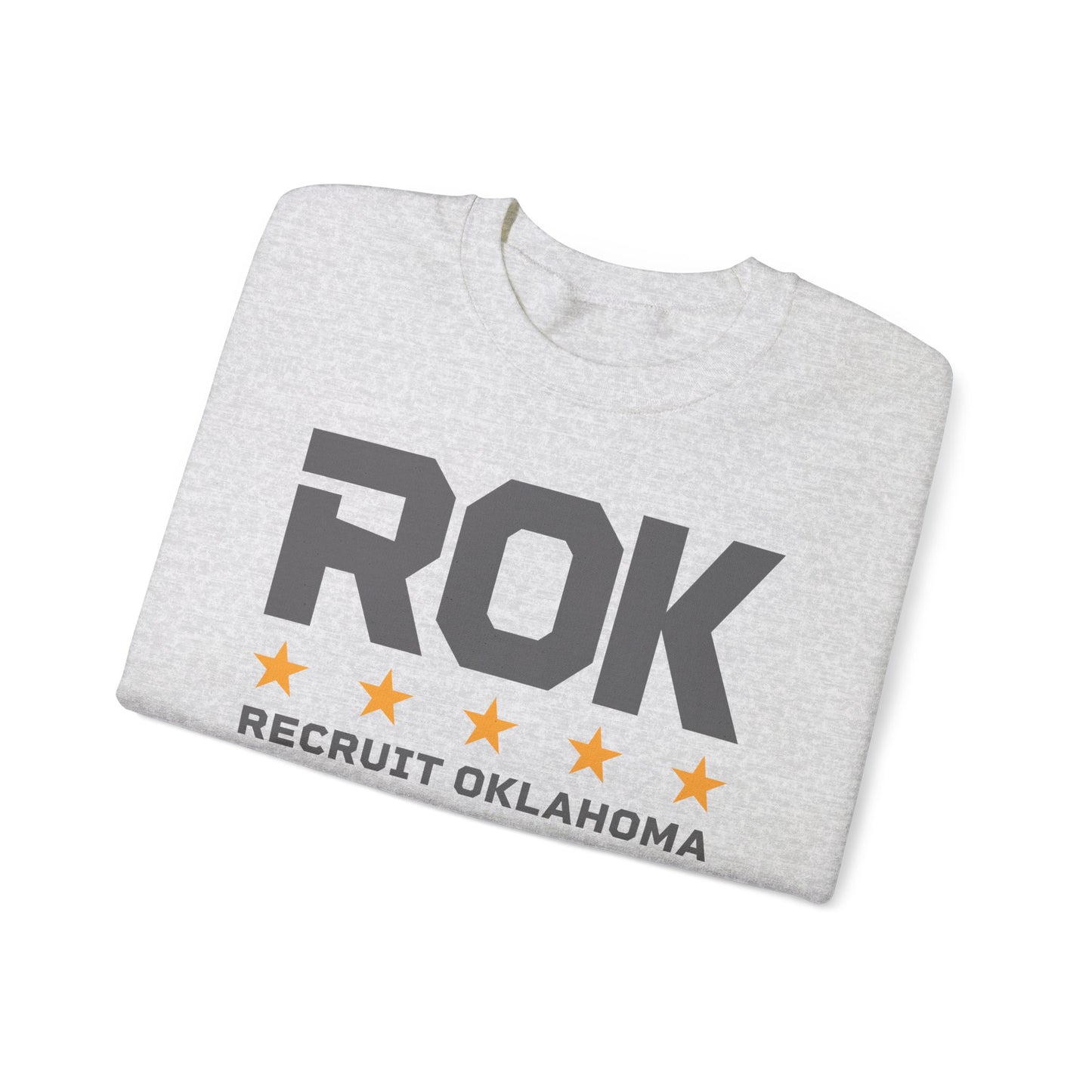 ROK Orange 5-Star Crewneck Sweatshirt