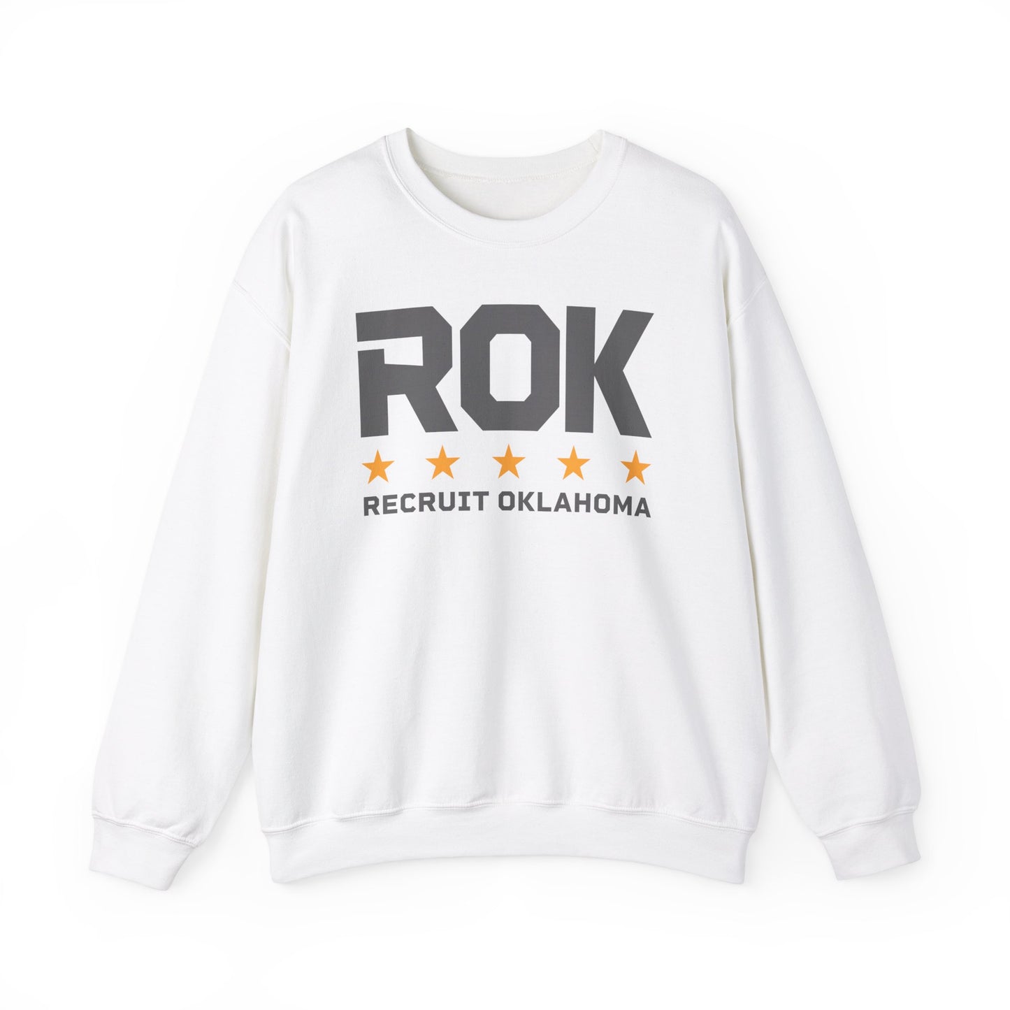 ROK Orange 5-Star Crewneck Sweatshirt