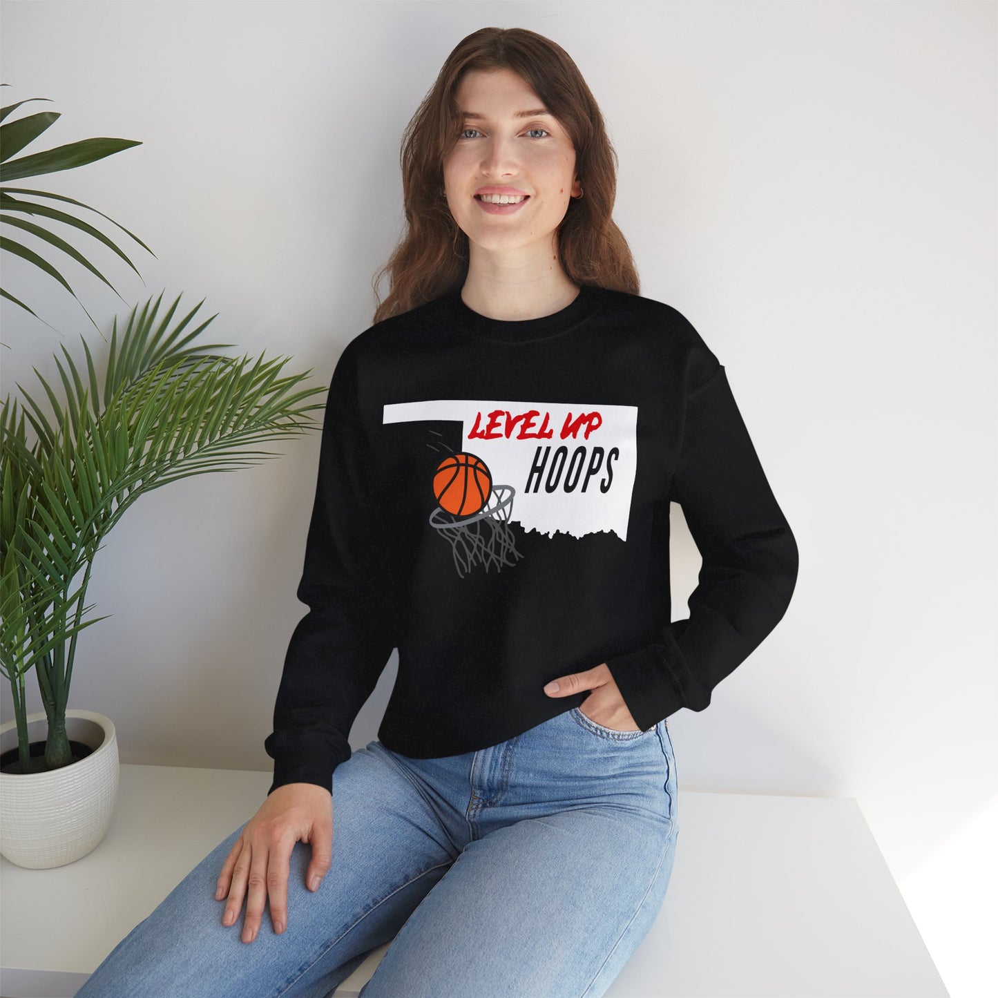 Level Up Hoops Crewneck Sweatshirt