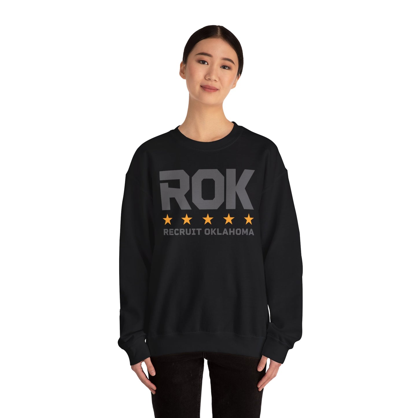 ROK Orange 5-Star Crewneck Sweatshirt