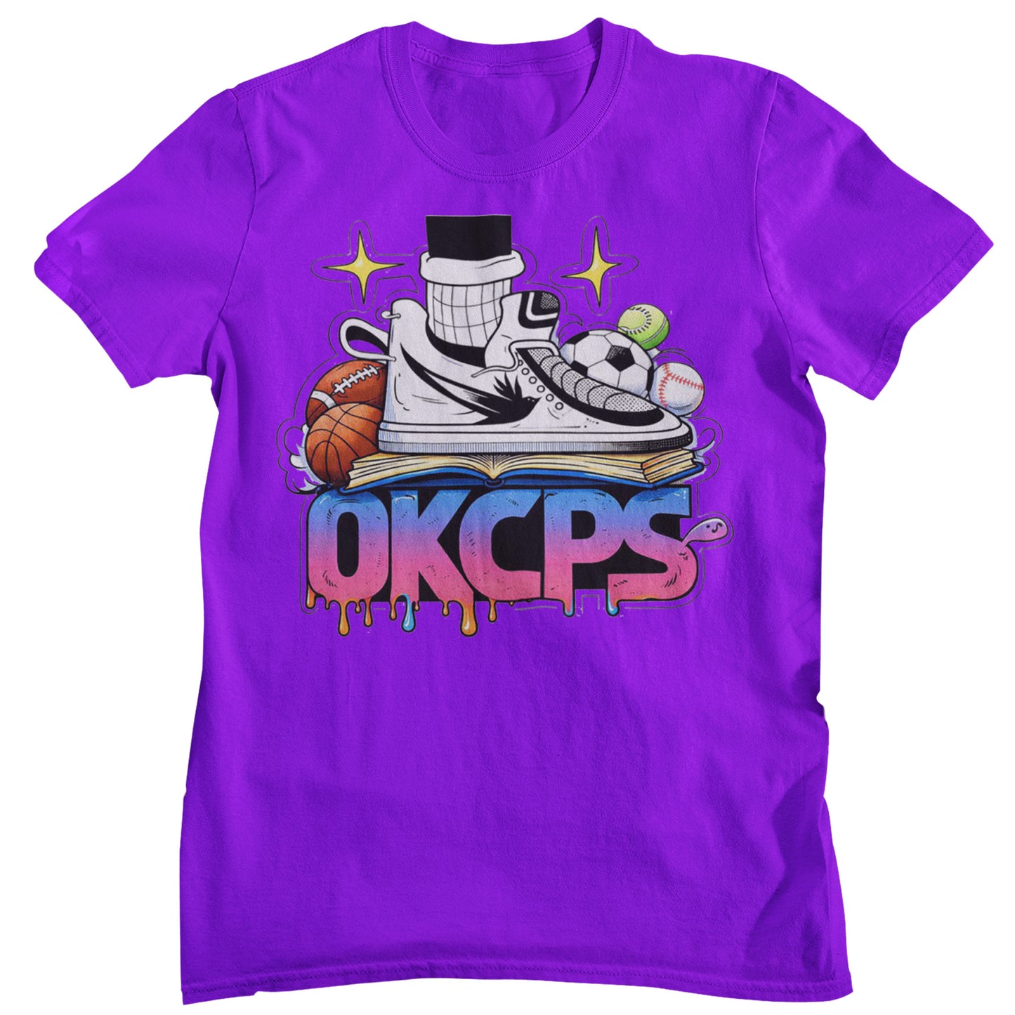 OKCPS Athl’s Toon-Style Shirt