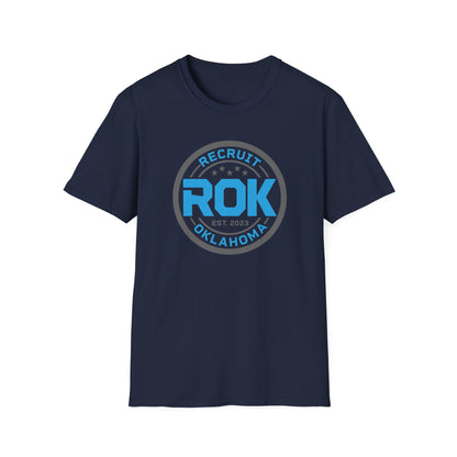 ROK Blue Classic Brand Softstyle T-Shirt