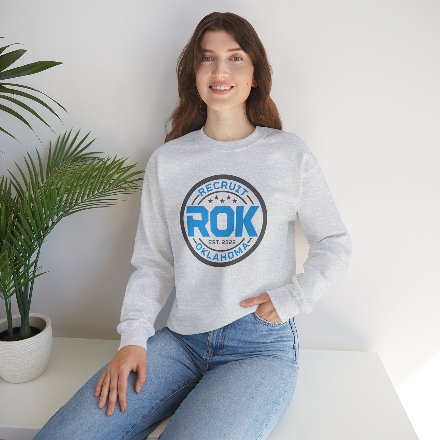 ROK Blue Crewneck Sweatshirt