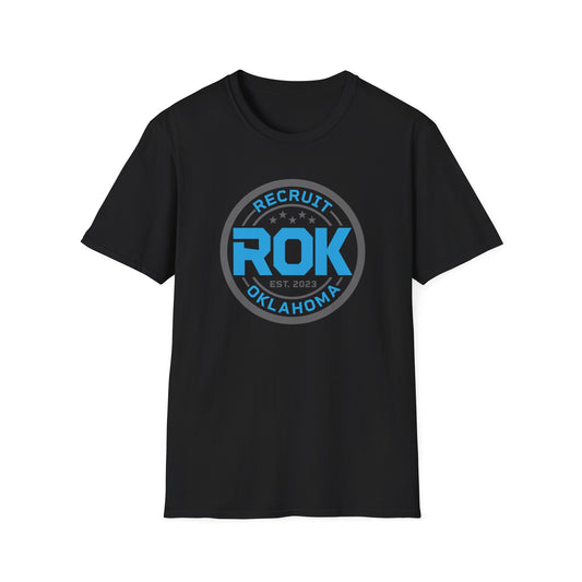 ROK Blue Classic Brand Softstyle T-Shirt