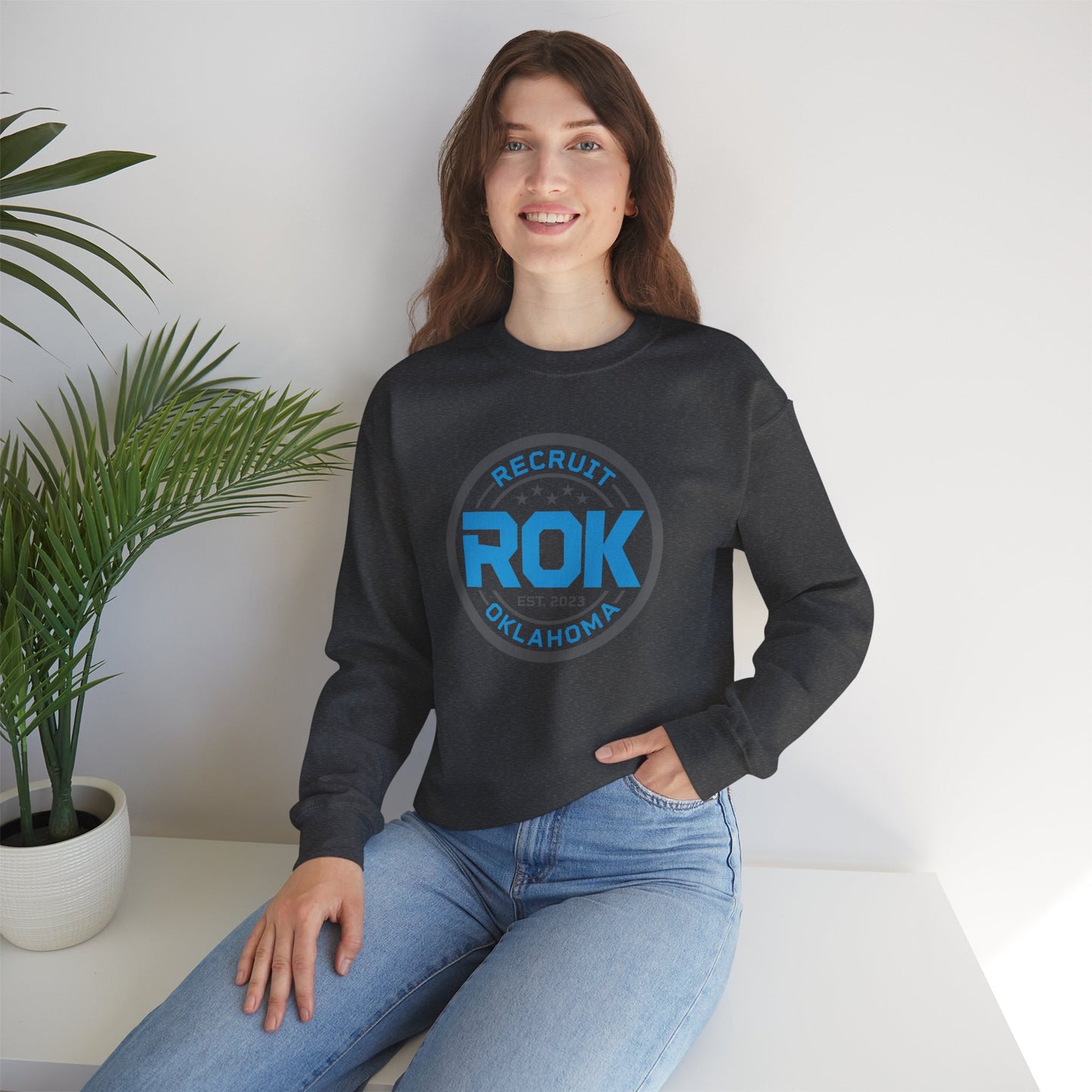 ROK Blue Crewneck Sweatshirt