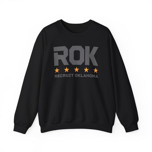 ROK Orange 5-Star Crewneck Sweatshirt