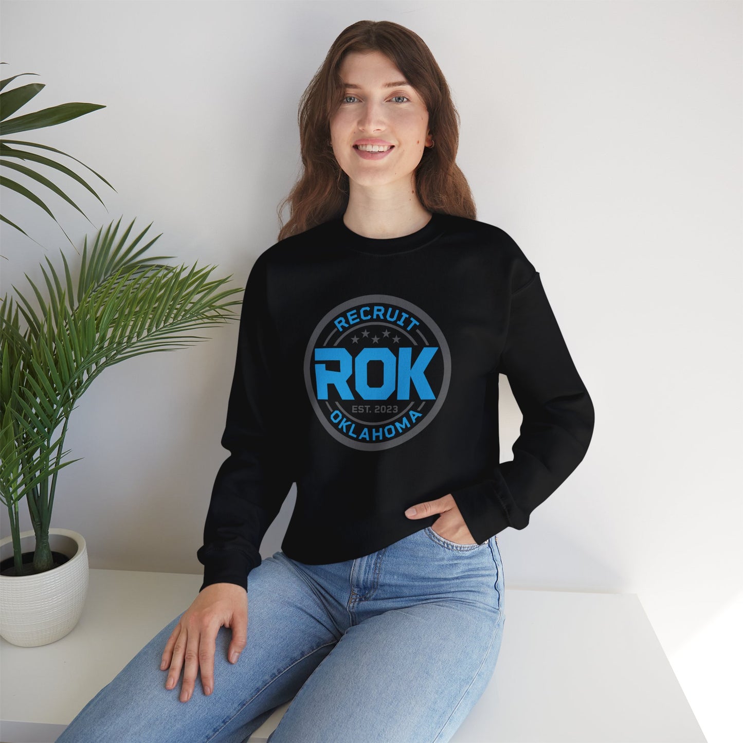 ROK Blue Crewneck Sweatshirt