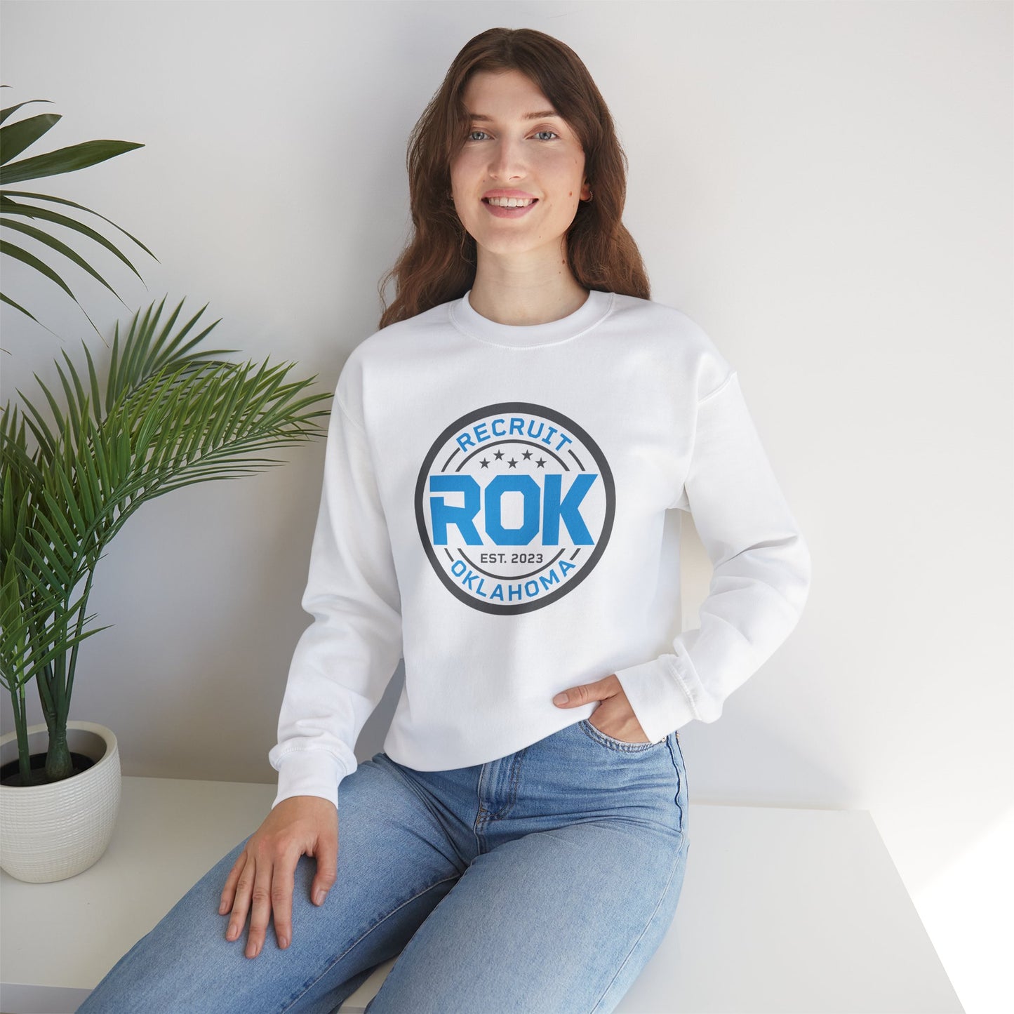 ROK Blue Crewneck Sweatshirt