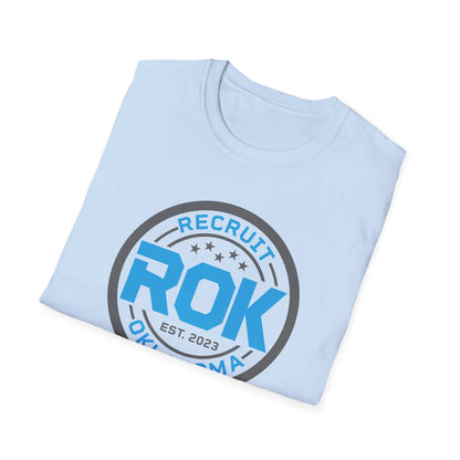 ROK Blue Classic Brand Softstyle T-Shirt