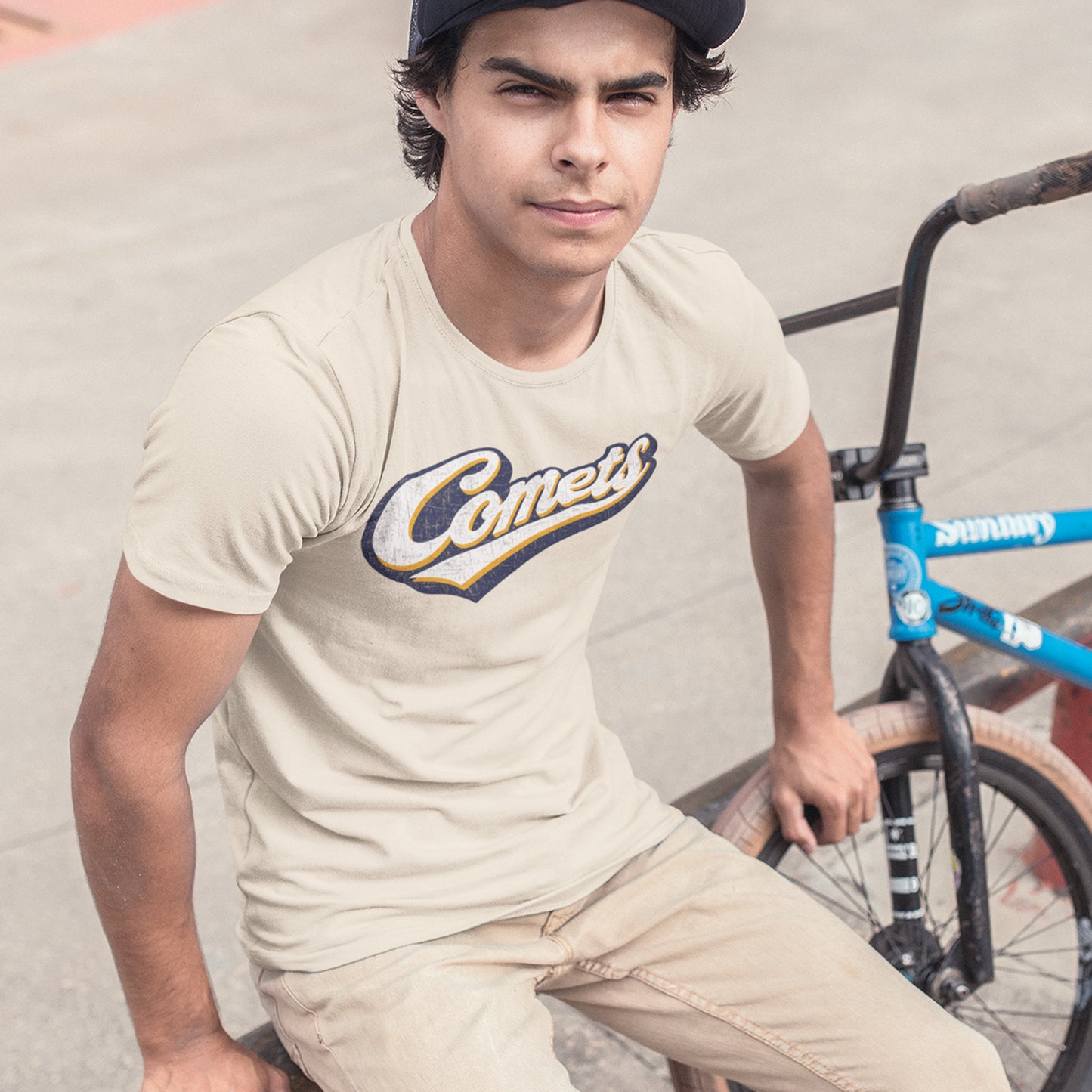 Retro Cursive Comets Softstyle Shirt