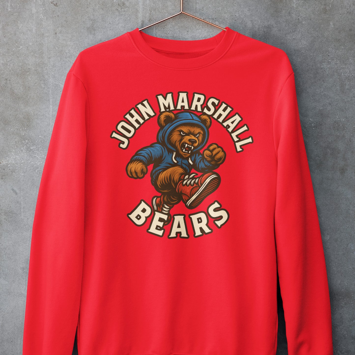 Woodcut JM Bear Sweatshirt