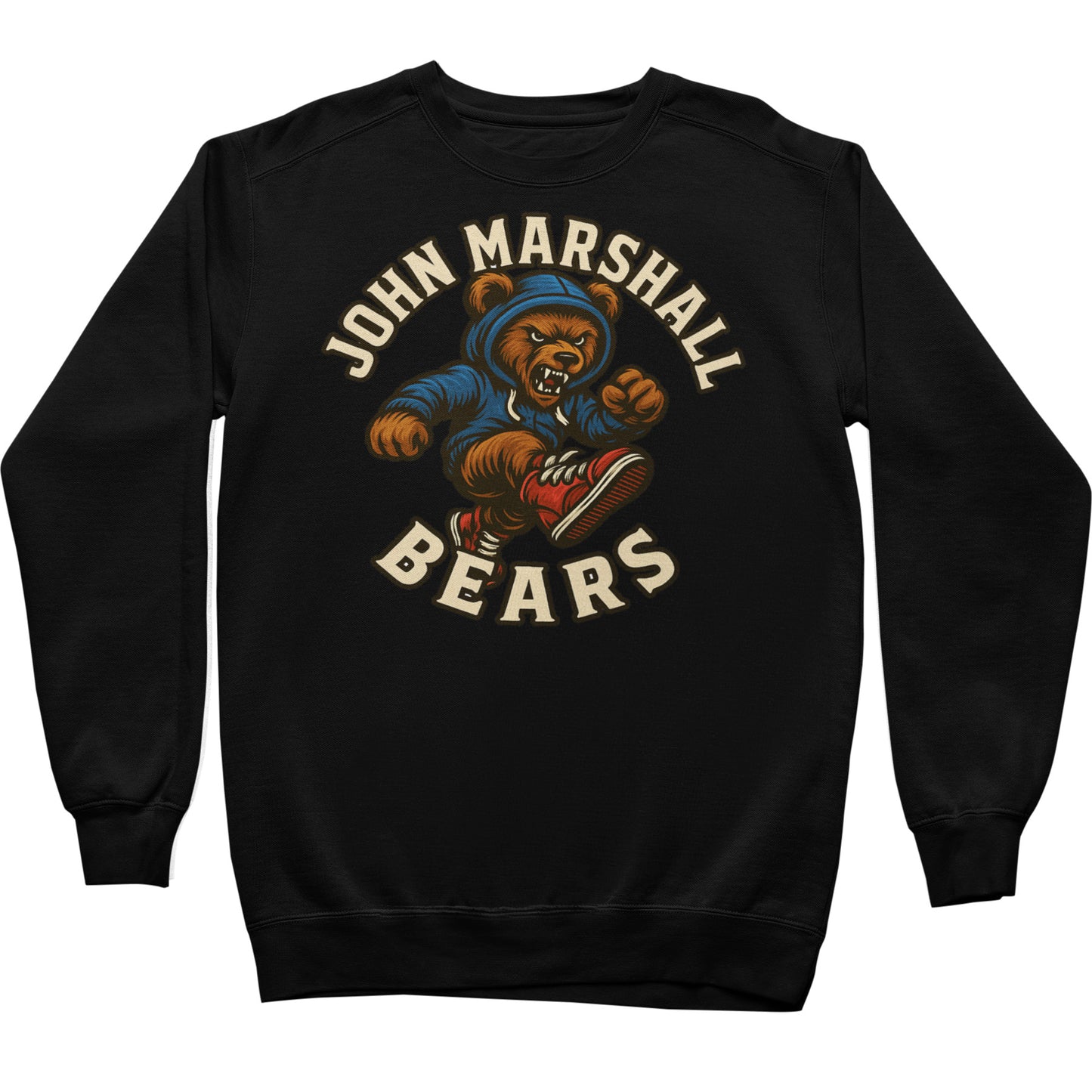 Woodcut JM Bear Sweatshirt