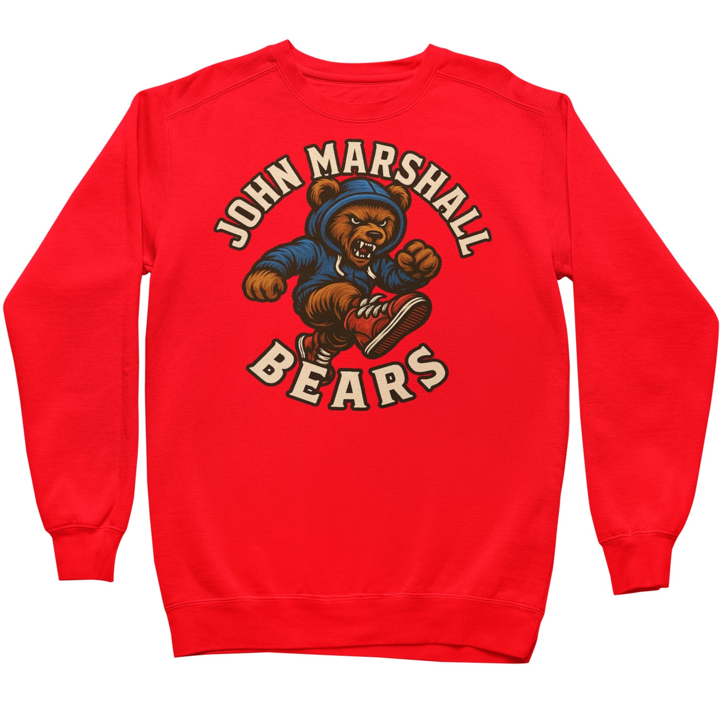 Woodcut JM Bear Sweatshirt
