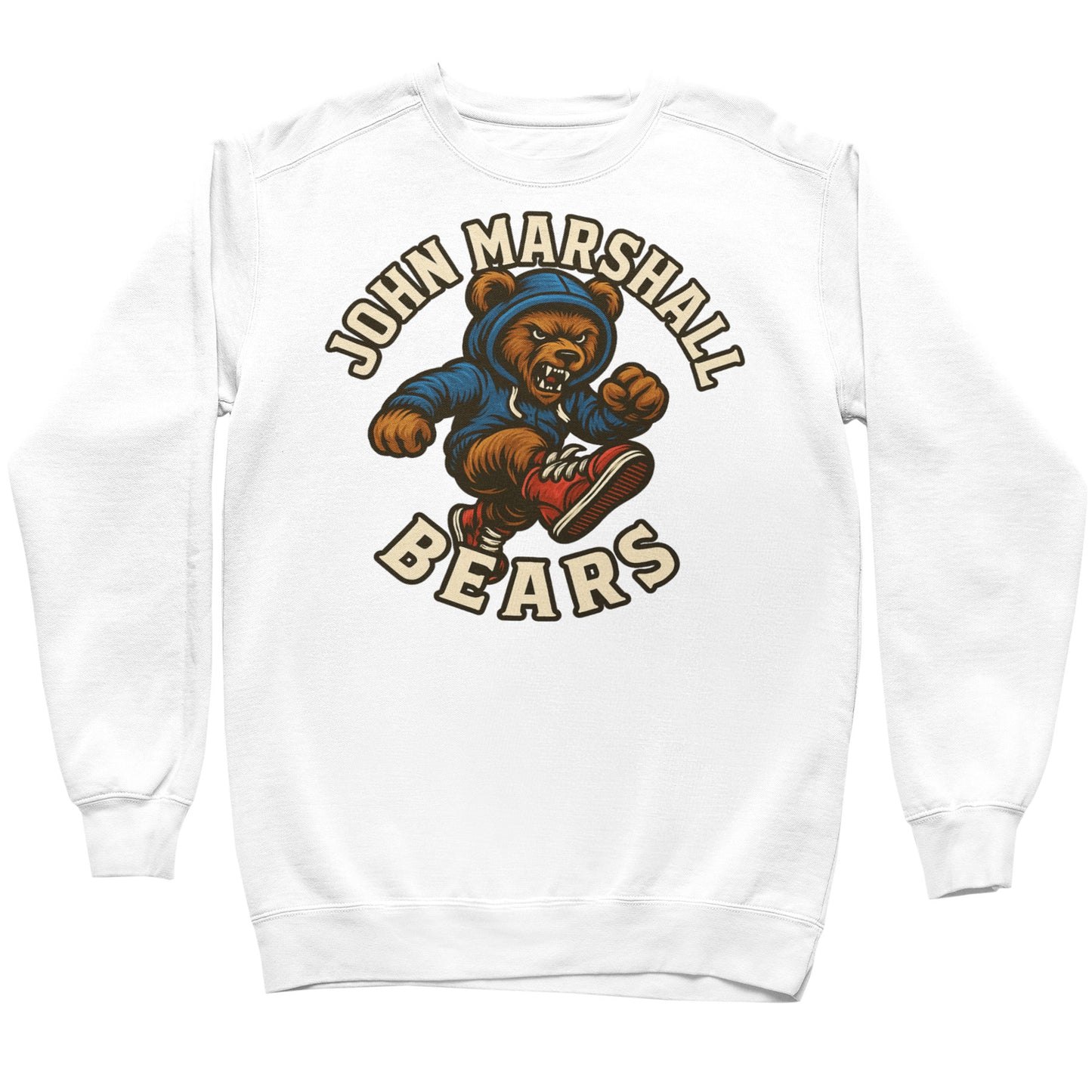Woodcut JM Bear Sweatshirt