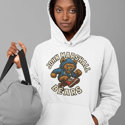 Woodcut JM Bear Hoodie