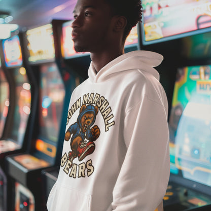 Woodcut JM Bear Hoodie