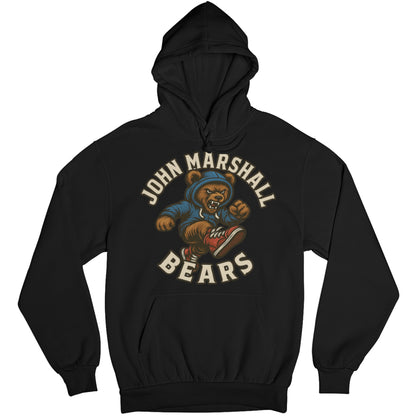 Woodcut JM Bear Hoodie