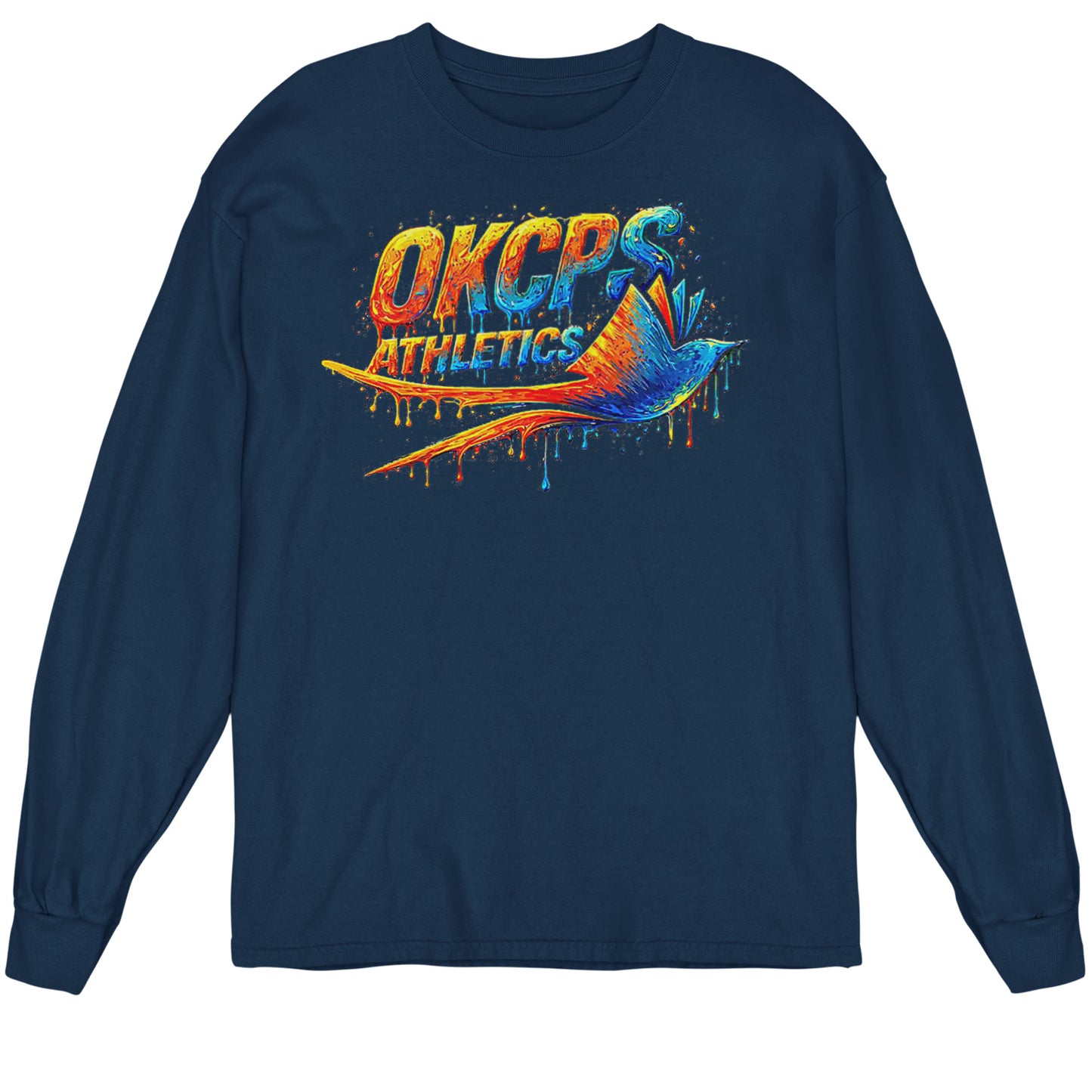 OKCPS Athl’s Drip LS Shirt