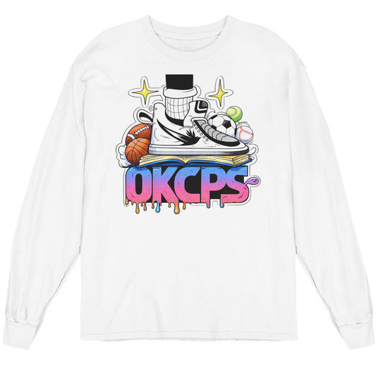 OKCPS Athl’s Toon-Style LS Shirt