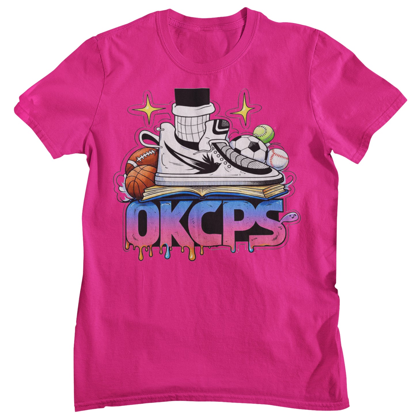 OKCPS Athl’s Toon-Style Shirt