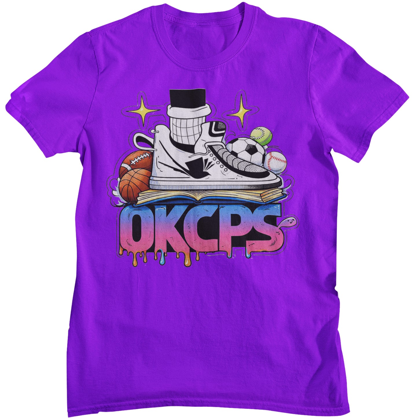 OKCPS Athl’s Toon-Style Shirt