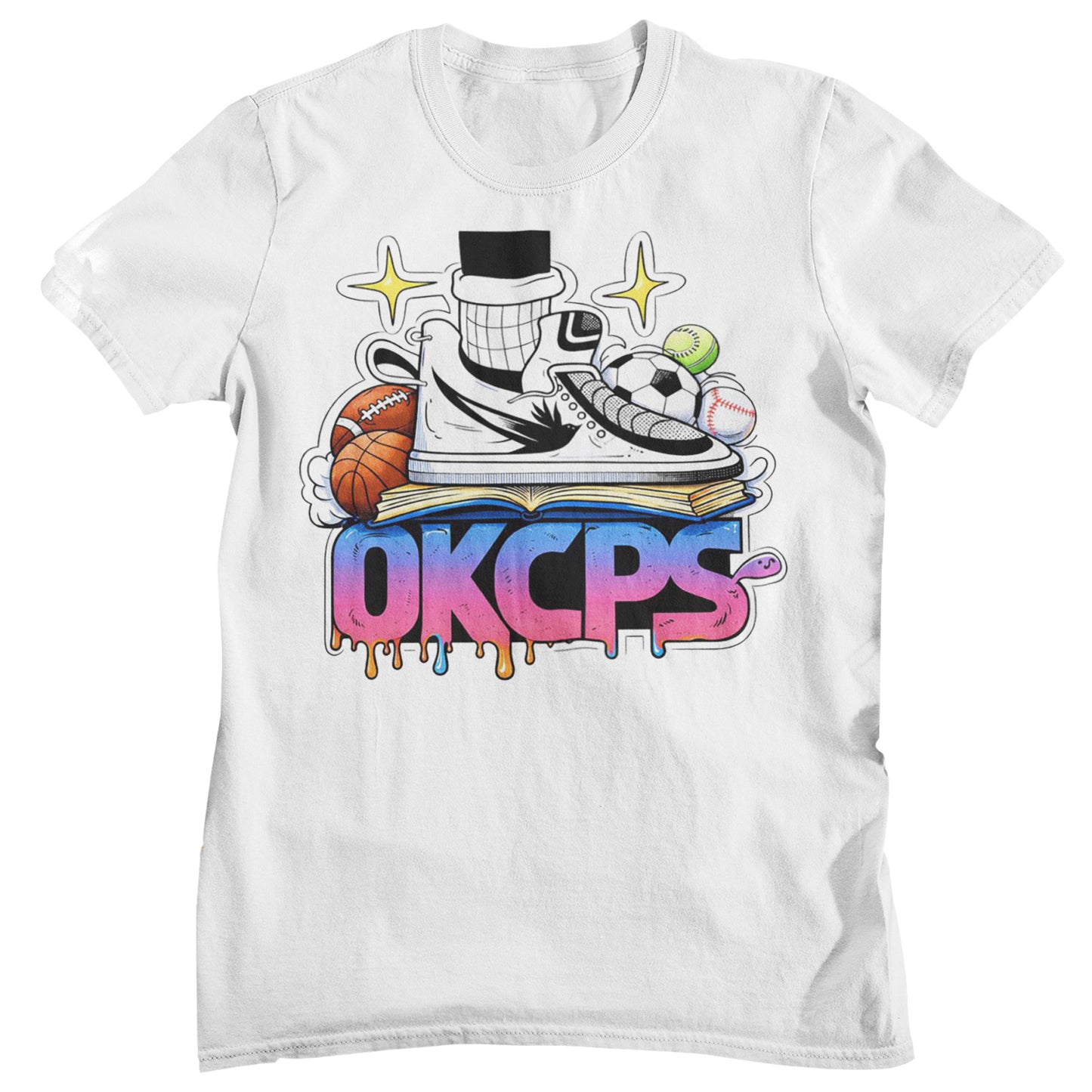 OKCPS Athl’s Toon-Style Shirt