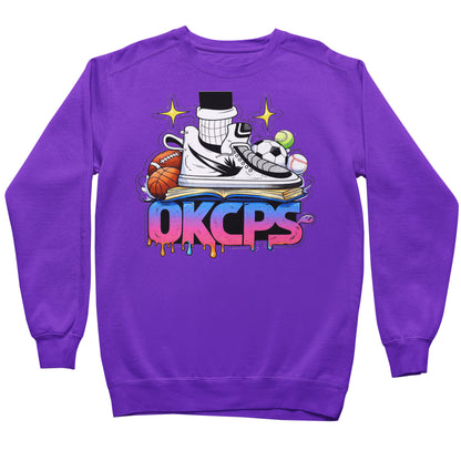 OKCPS Athl’s Toon-Style Sweatshirt