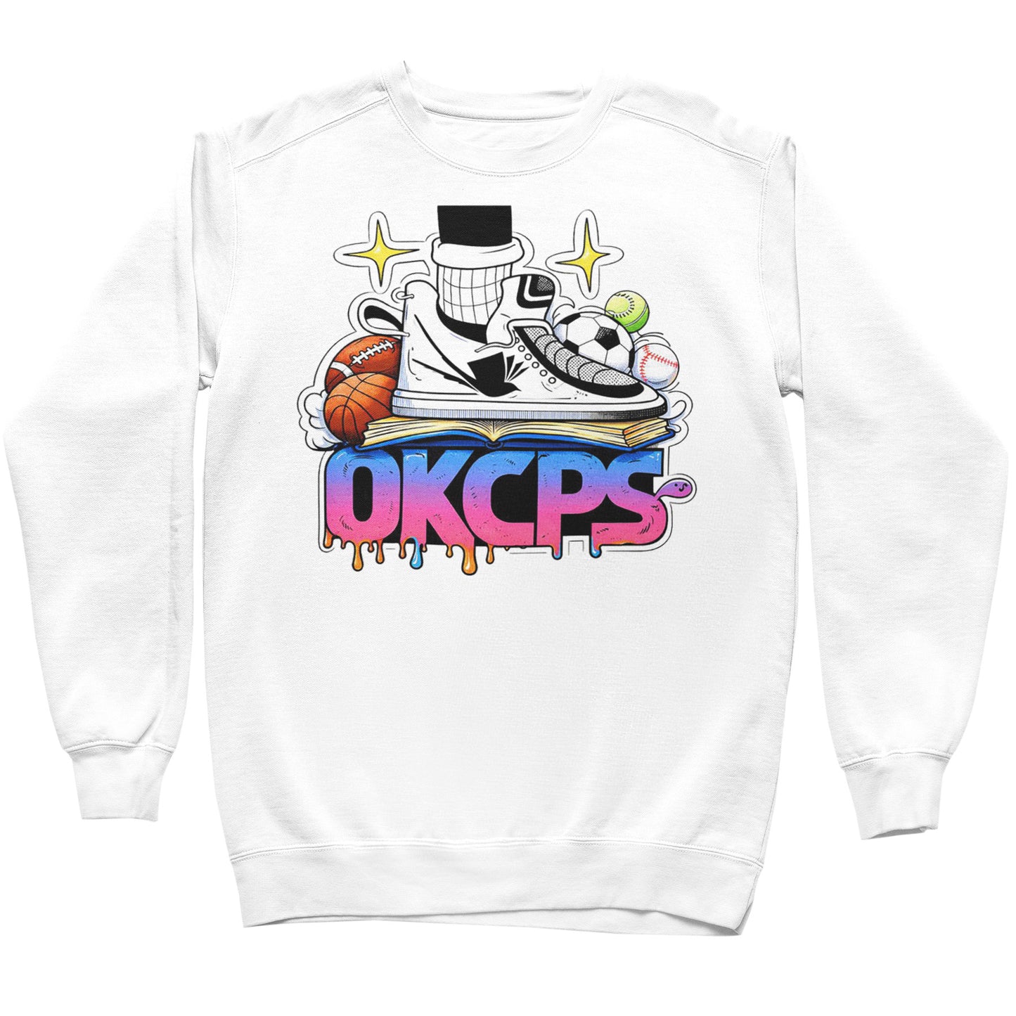 OKCPS Athl’s Toon-Style Sweatshirt