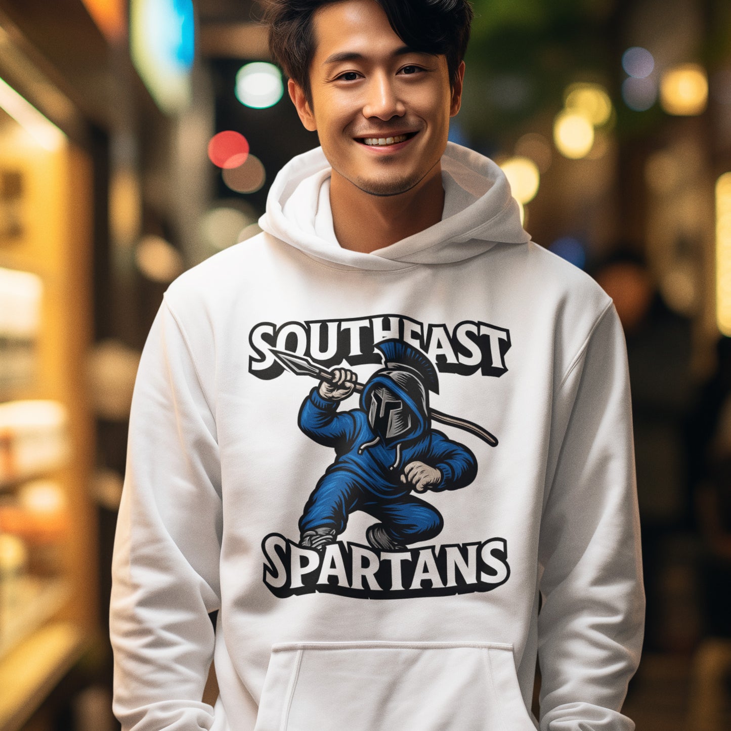 Woodcut Spartans Hoodie
