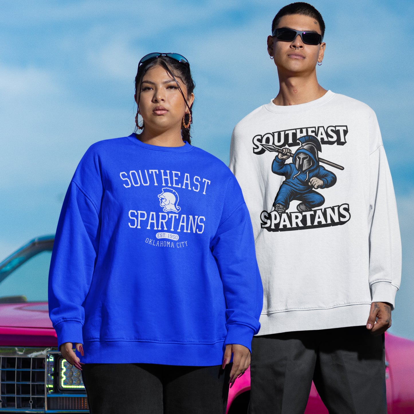 Woodcut Spartans Sweatshirt