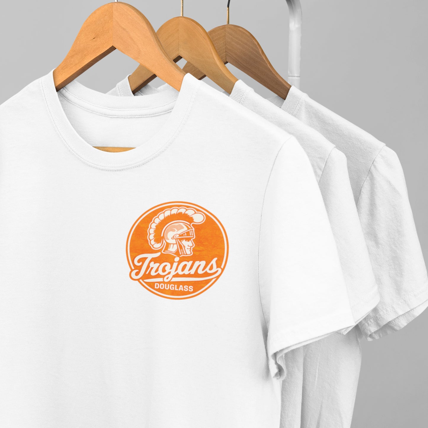 Douglass Trojan Pocket Brand Softstyle Shirt