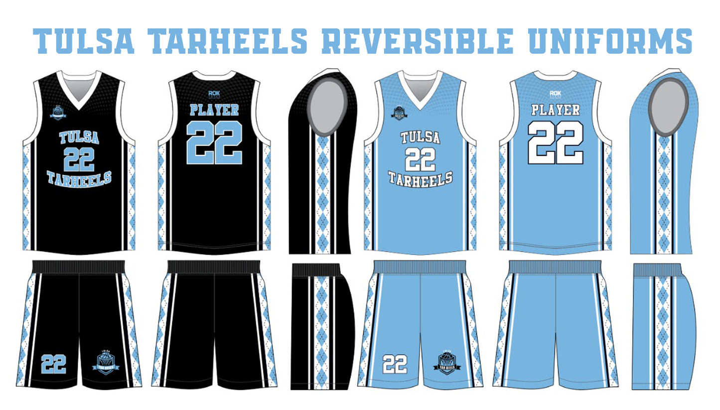 Tulsa Tarheels Reversible Uniform Only