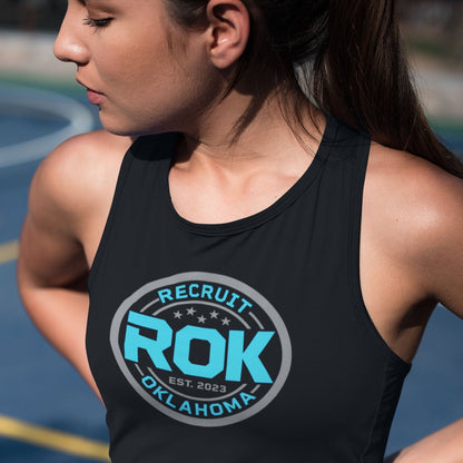 ROK Blue/White Racerback Tank