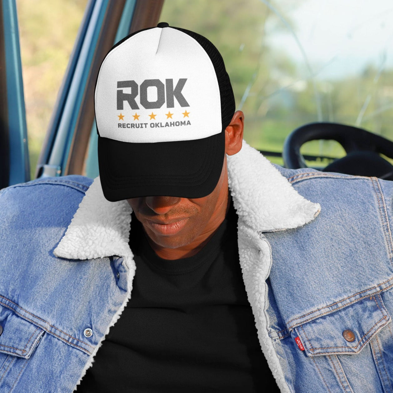 ROK Orange 5-Star Trucker Caps