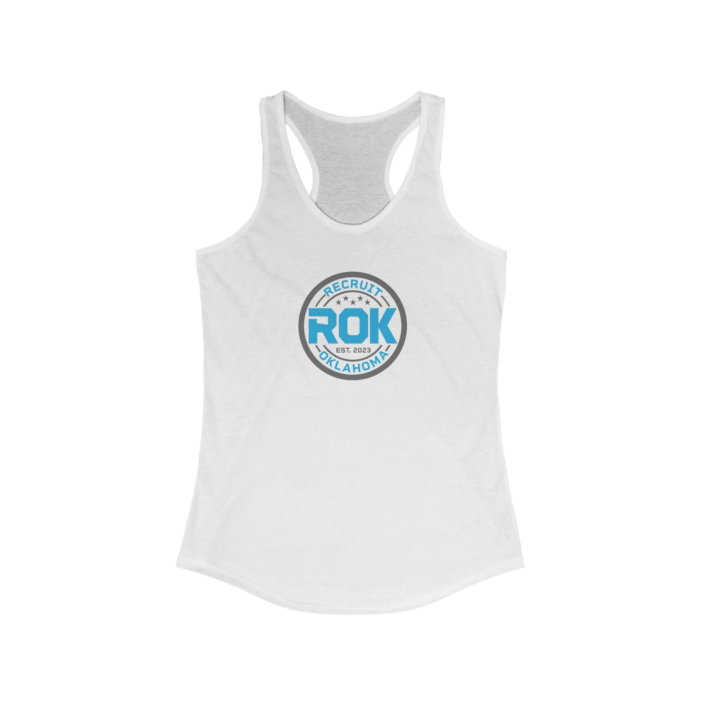 ROK Blue/White Racerback Tank